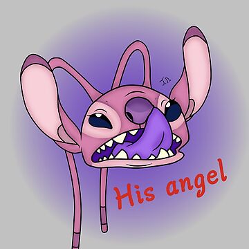 angel and her stitch Magnet for Sale by jessieisasome1