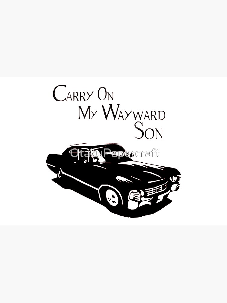 Tv Supernatural Impala Carry On My Wayward Son Decal Vinyl Truck Car Sticker Sudlabo Fr