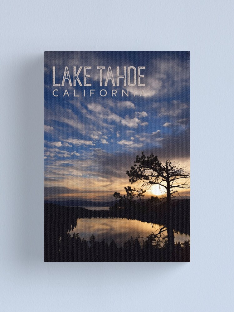 Alternate view of Sunrise at Cascade Lake and Lake Tahoe Canvas Print