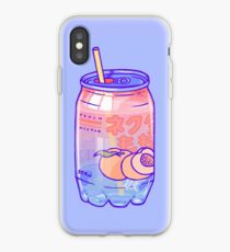 Peach Bubbles iPhone Case