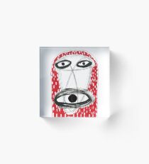 Metanimal - atomic been, mushroom god Acrylic Block