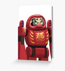 DARUMA Bot Greeting Card