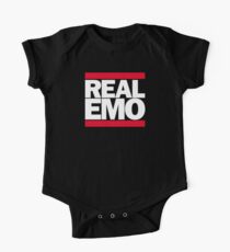 Real Emo Short Sleeve Baby One-Piece