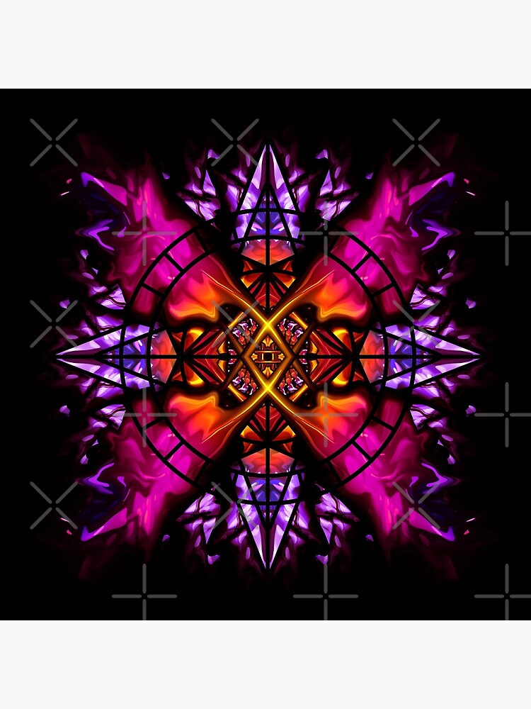 Stained Glass Chaos IV by ifourdezign