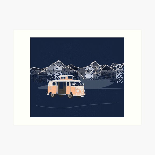 Campervan Wall Art Redbubble
