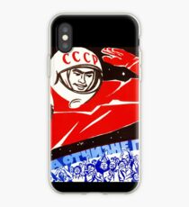 Sowjetisches Raumplakat iPhone-Hülle & Cover