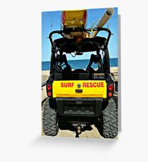 Surf Rescue Greeting Card
