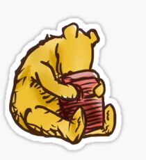 WINNIE THE POOH - Pooh Bär & Honigtopf Sticker