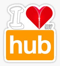 I Love My HUB T-Shirt For Hubby Tshirt Husband Tee Shirt Sticker