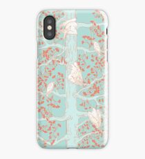 Confuciusornis and Ginkgo Tree iPhone Case