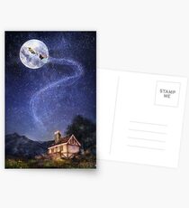 One fine flight in the late night Postcards