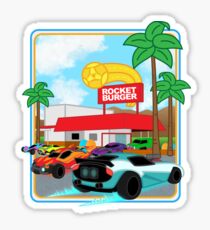 Rocket Burger Sticker