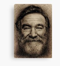 Robin Williams Portrait Canvas Print