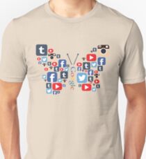 Social Butterfly Unisex T-Shirt