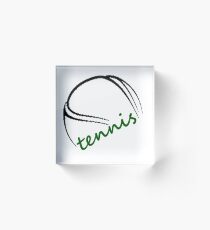 Tennis Ball Acrylblock