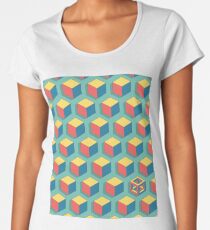 Isometric Cube Women's Premium T-Shirt