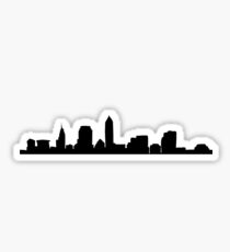 Cleveland Ohio Skyline: I Sticker