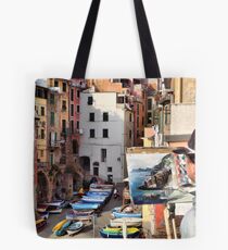 Pittura Riomaggiore II Tote Bag