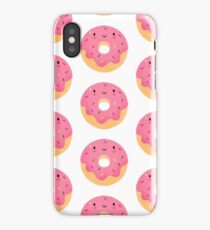 Happy donut iPhone Case