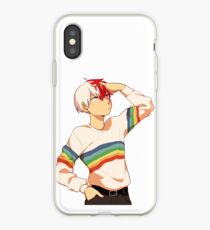 Stylish gay todoroki iPhone Case