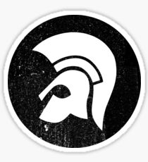 Trojan (Black) Sticker