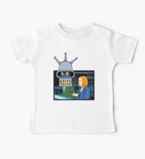 X Files Followers Robot by Mimie( more 70 designs XFiles in my shop) Baby Tee