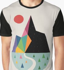 Angenehme Seite Grafik T-Shirt