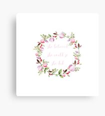 she believed she could so she did Metal Print