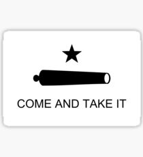 Come and take it Flag (Texas) Sticker