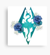 Rose Dragonborn Canvas Print