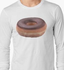 Chocolate Frosted Donut Long Sleeve T-Shirt