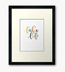Lake Life Framed Print