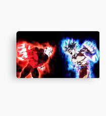 Goku mastered Ultra Instinct vs. Jiren full power Canvas Print