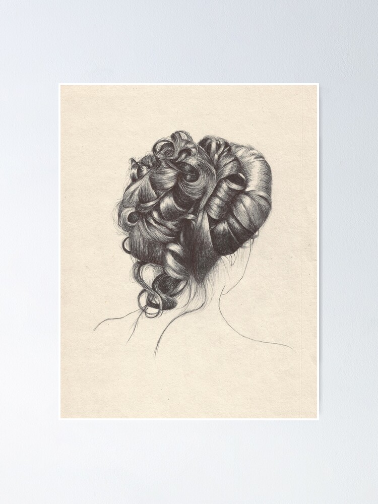 Victorian Updo Poster By Enigmaticdoodle Redbubble