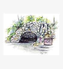 Notre Dame Grotto Photographic Print