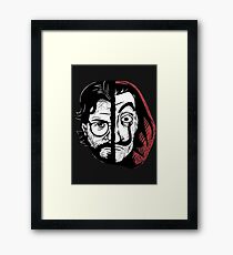 La casa de papel Framed Print
