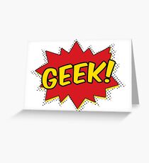 Super Geek Greeting Card