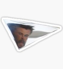chris hemsworth annoyed mirror Sticker