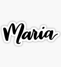 Maria Name Stickers | Redbubble