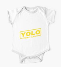 Yolo: You Only Live Once (Solo: A Star Wars Story logo) One Piece - Short Sleeve