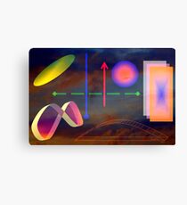 Reality seen through rose glasses Canvas Print