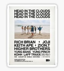 Head in the clouds 88 Rising Sticker