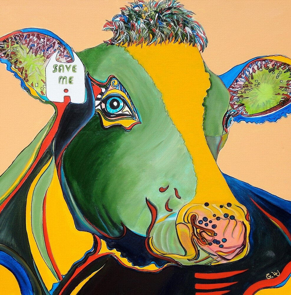 Activist Cow by Giselle Luske