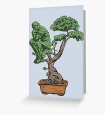 Bonsai Thinking Greeting Card