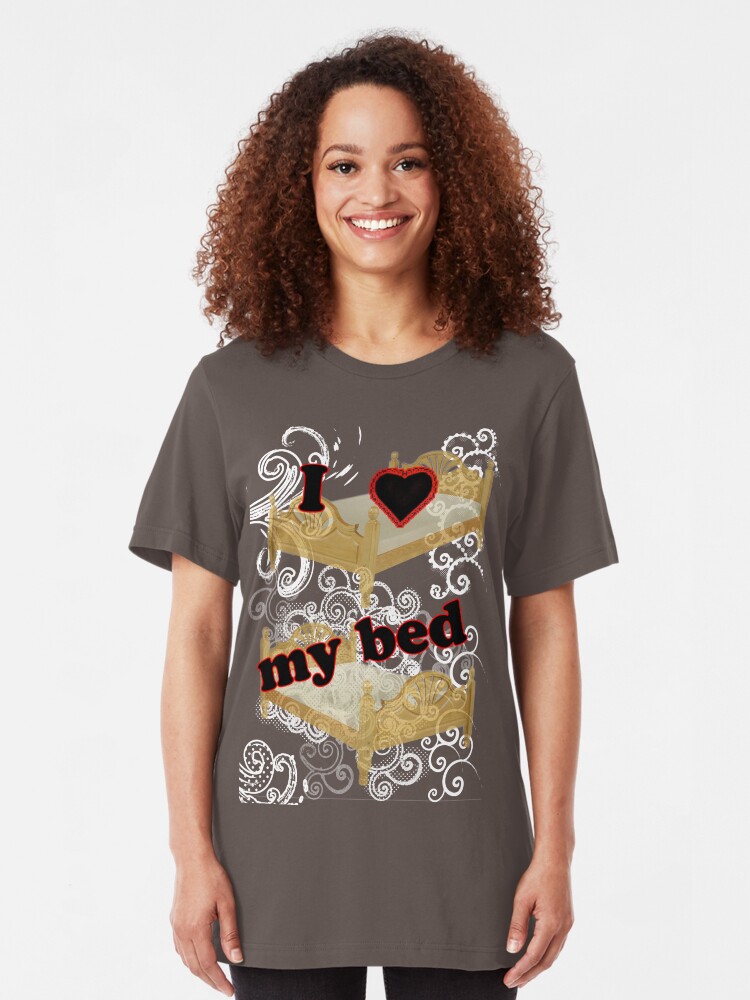 Alternate view of I Heart My Bed Slim Fit T-Shirt