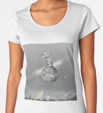 Space Football Women's Premium T-Shirt