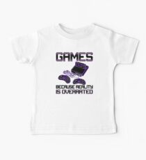 Funny Video Games Addict Baby Tee