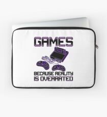 Funny Video Games Addict Laptop Sleeve