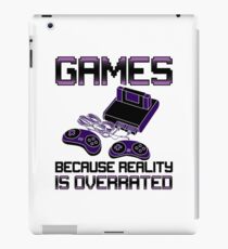 Funny Video Games Addict iPad Case/Skin