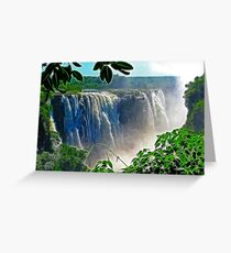 Victoria Falls, Victoria Falls National Park, Zimbabwe Greeting Card